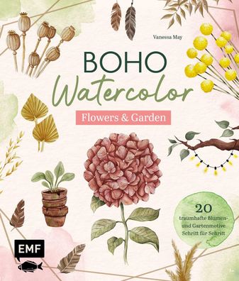 Boho Watercolor - Flowers & Garden, Vanessa May
