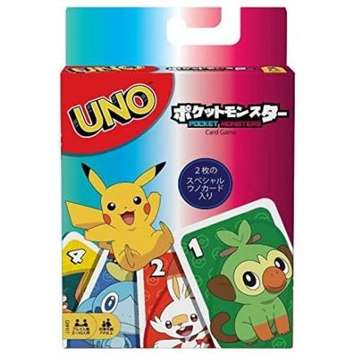 Pokemon UNO Spiel & Sammel Karten - Poket Monster Pokemon Spielkarten von Mattel