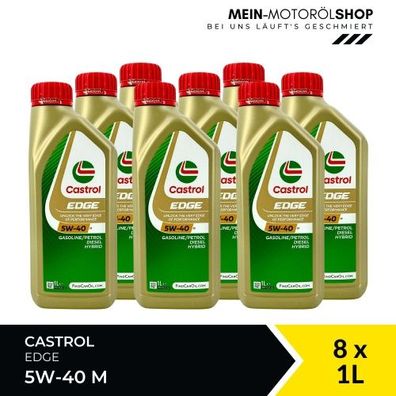 Castrol Edge 5W-40 M 8x1 Liter