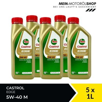 Castrol Edge 5W-40 M 5x1 Liter