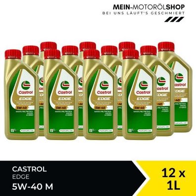Castrol Edge 5W-40 M 12x1 Liter