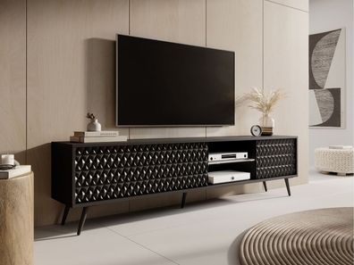 TV-Lowboard Porto 175 TV Schrank Tisch Modern Design Wohnzimmer M24