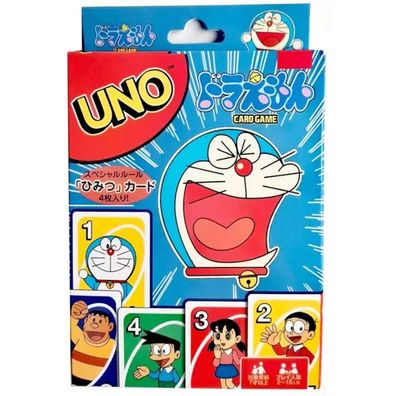 Doraemon UNO Spiel & Sammel Karten - Manga Doraemon Gaming Spielkarten von Mattel