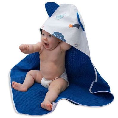 Baby Handtuch mit Kapuze - Kapuzenhandtuch Baby Badetuch Baumwolle Kinderhandtuch Bab