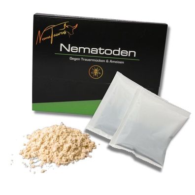 NemaTaurus® SF Nematoden | 1 - 1000 Mio für 2 - 2000 m² | Gegen Trauermücken, Haarück