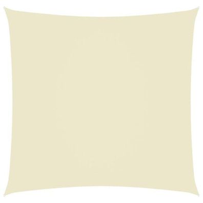 Sonnensegel Oxford-Gewebe Quadratisch Creme 4 x 4 m