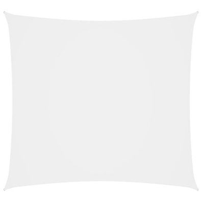 Sonnensegel Oxford-Gewebe Quadratisch Weiß 5 x 5 m