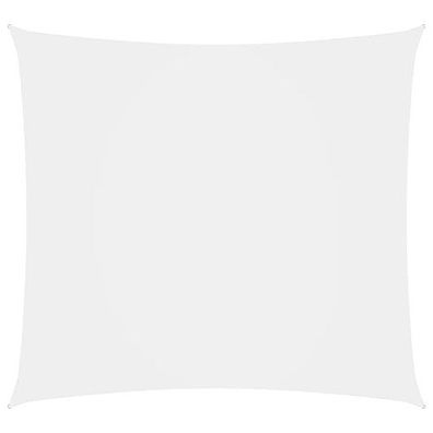 Sonnensegel Oxford-Gewebe Quadratisch Weiß 7 x 7 m