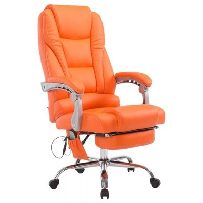 Bürostuhl Pacific mit Massagefunktion (Farbe: orange)