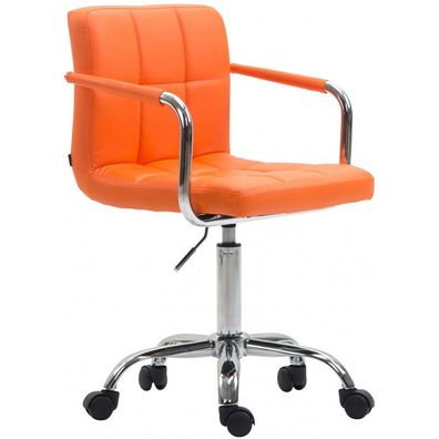 Bürostuhl Lucy V2 Kunstleder (Farbe: orange)