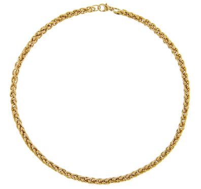 Elaine Firenze Schmuck Halskette für Damen Gold 585 / 14K Zopfkette 11.4190C