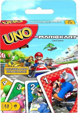 Super Mario Cart UNO Spiel Karten - Gesellschaftsspiele Kartenspiele von Mattel