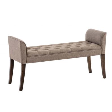 Chaiselongue Cleopatra, antik-dunkel (Farbe: taupe)