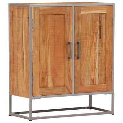 Sideboard 65 x 30 x 75 cm Akazienholz Massiv (Farbe: Braun)