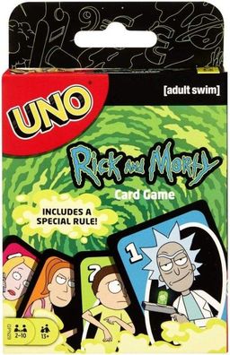 Rick & Morty UNO Spiel & Sammel Karten - Rick and Morty Spielkarten von Mattel