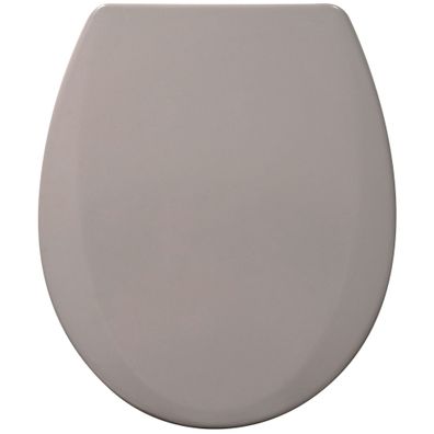 Handson Otso WC-Sitz mit Soft-Close-Funktion aus Kunststoff in Grau-Beige.