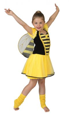 Kostüm Biene Bienenkostüm Bienchen Mädchen Tierkostüm Karneval Fasching