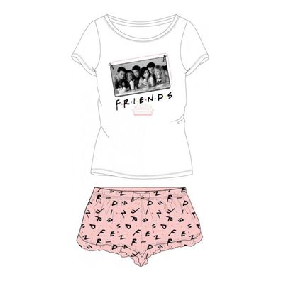 Friends" Pyjama-Set für junge Damen | Größen S bis XL