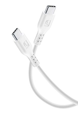 Cellularline Power Data Cable 0,6 m USB Typ-C/ Typ-C White