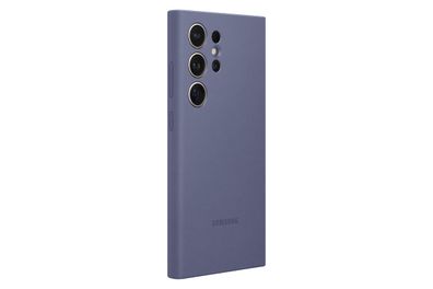 Samsung Silicone Case für Galaxy S24 Ultra, Violet