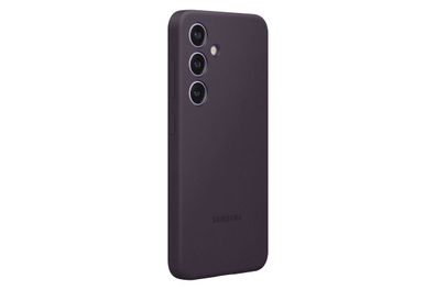 Samsung Silicone Case für Galaxy S24, Dark Violet
