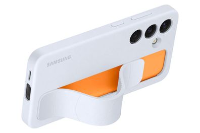 Samsung Standing Grip Case für Galaxy S24, Light Blue