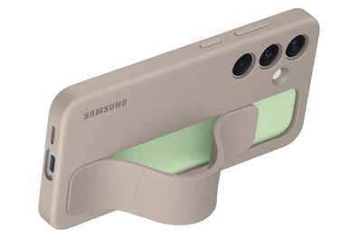 Samsung Standing Grip Case für Galaxy S24, Taupe