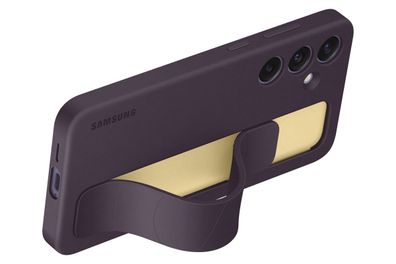 Samsung Standing Grip Case für Galaxy S24 + , Dark Violet
