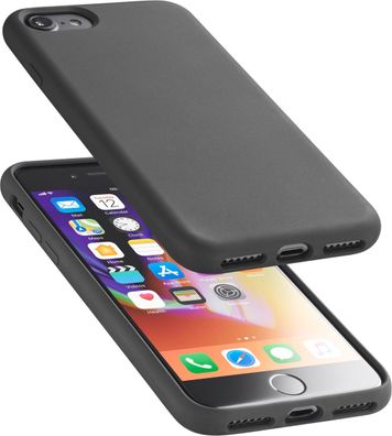 Cellularline Silikon Case Sensation für iPhone 6/7/8/ SE, Black