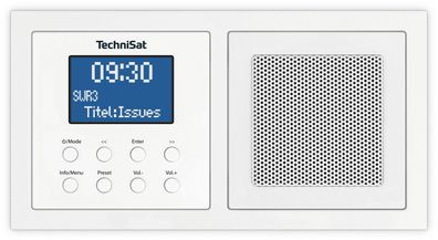 TechniSat Digitradio UP 1, weiß (DAB + / UKW, BT)