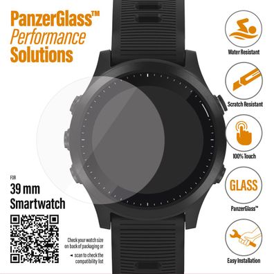 PanzerGlass für Smartwatch Garmin Forerunner 945, 39 mm