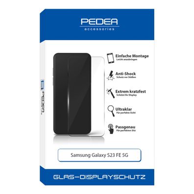 PEDEA Display-Schutzglas Samsung Galaxy S23 FE 5G