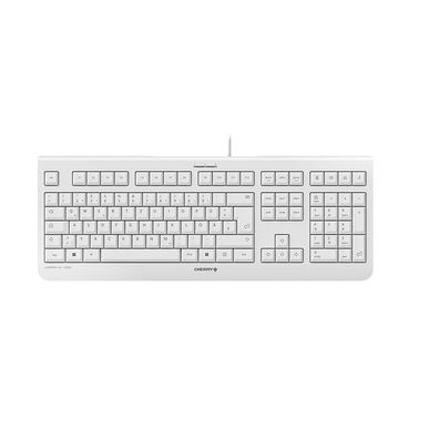 CHERRY KC 1000 USB-Tastatur weißgrau