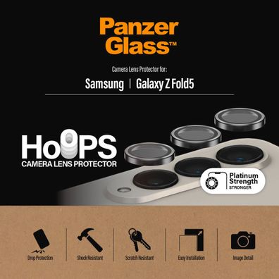 PanzerGlass Hoops Camera Lens Protector Galaxy Z Fold 5 * siehe Beschreibung