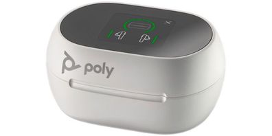 Poly Touchscreen Lade Etui weiß Voyager Free 60+ UC (USB-C)