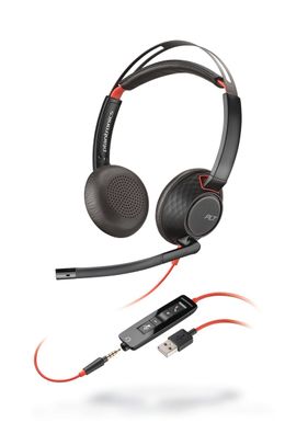 Poly Headset Blackwire C5220 binaural USB-A und 3,5 mm