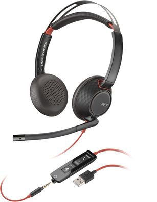Poly Headset Blackwire C5220 binaural USB-A und 3,5 mm (bulk)