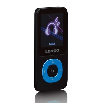 Lenco Xemio-659BU MP3/ MP4-Player, Blau