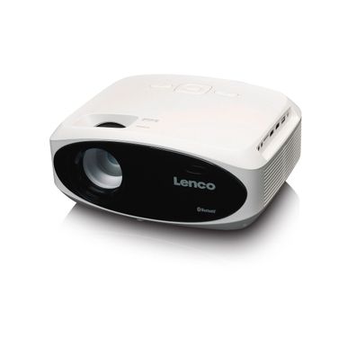 LENCO LPJ-900WH Full HD LCD Projektor mit HDMI USB und SD weiß