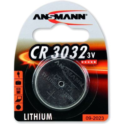 Ansmann 1516-0013 Knopfzelle CR3032 3V Lithium