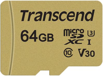 Transcend microSDXC 64 GB Transcend Ultimate 500S Class10, V30