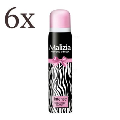 Malizia DONNA Intense Seduction Parfum deodorant 6x 100 ml deo