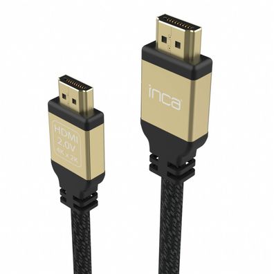 Inca IHD-02 Adapterkabel DVI 24 + 1 auf HDMI 1.4, 1,5 m, vergoldete Stecker