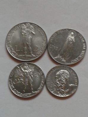 KMS 1941 Vatikan Papst Pius XII. st; Silbermünzen; Klein-KMS siehe Foto
