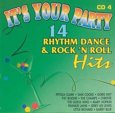 It´s Your Party CD 4 - 14 Rhythm Dance & Rock ´n Roll Hits (1994) K-BOX405D
