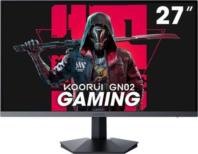 KOORUI 27 Zoll Gaming Monitor, PC Bildschirm 240Hz, FHD, 1ms, Adaptive Sync