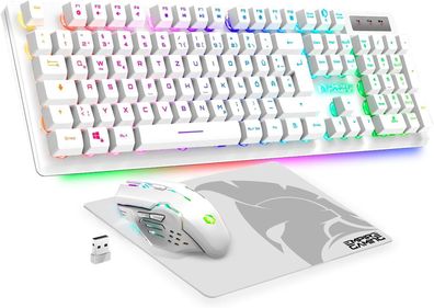 EMPIRE GAMING - Armor RF800 Wireless Wiederaufladbare Gaming Tastatur und Maus