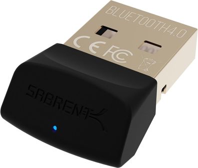 Sabrent USB Bluetooth 4.0 Adapter Dongle für PC Laptop Desktop Computer, Maus