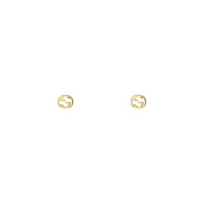 Gucci – YBD662111001 – 18-karätiges Gelbgold – Ohrringe mit ineinandergreifendem G-Mo