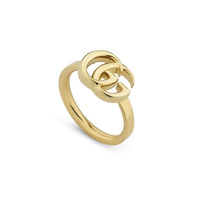Gucci – YBC525690001 – 18-karätiges Gelbgold – GG Running dünner Ring aus 18-karätige